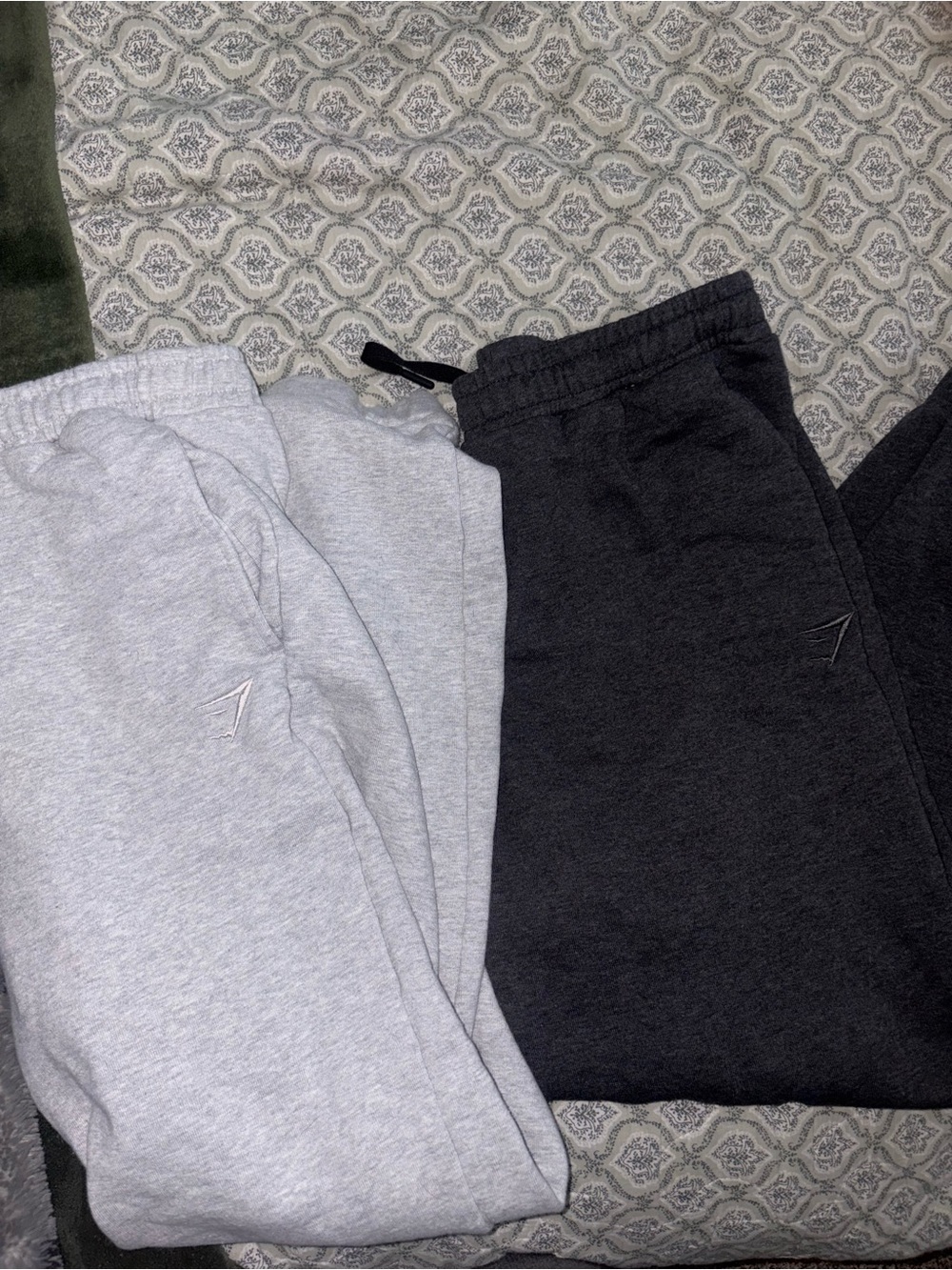 Sweatpants Pair -Gray and Charcoal